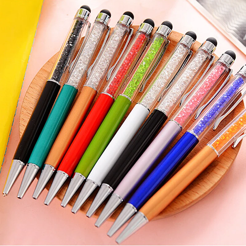 Рекламный продукт ручка со стразами гелевые ручки канцелярские принадлежности