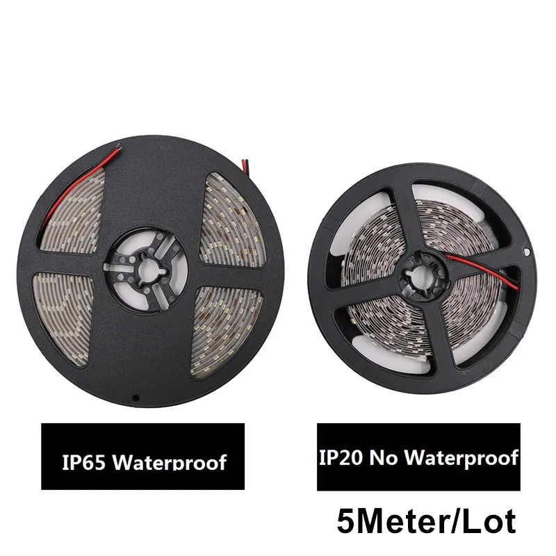 Светодиодные ленты 5730 IP65 60 Светодиодный s/m DC12V Водонепроницаемый ярче чем 5050 5630