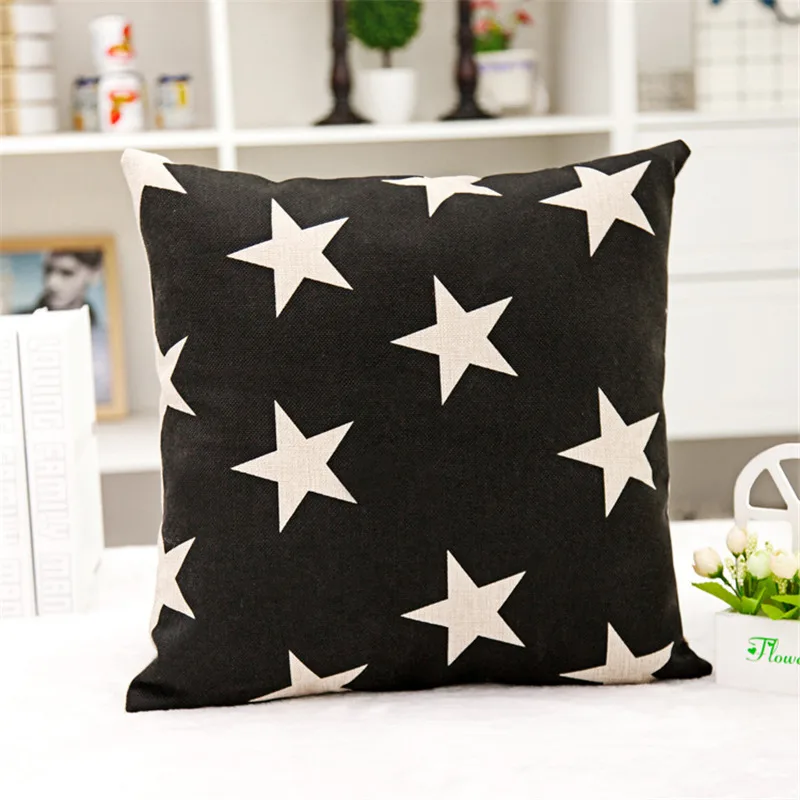 Тип звезд на диван кровать для дома наволочка подушки задняя Звездный дизайн 45 и