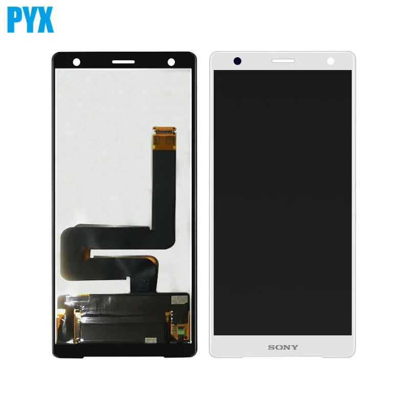 ЖК для Sony Xperia XZ2 ЖК-дисплей с сенсорным экраном Панель стеклянная сборка части черный серый синий розовый
