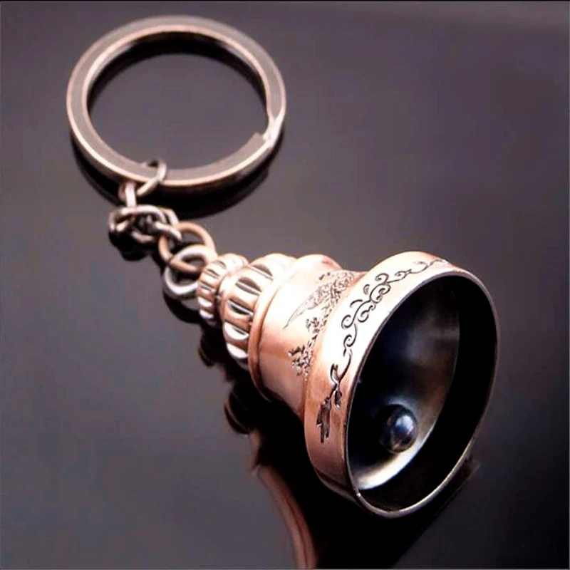 3 Color New Design Diy Handmade Keychain Bell Chain Chinese Lucky Keepsake Lubov Love Symbol Tibet Copper embrace Buddhism | Украшения и