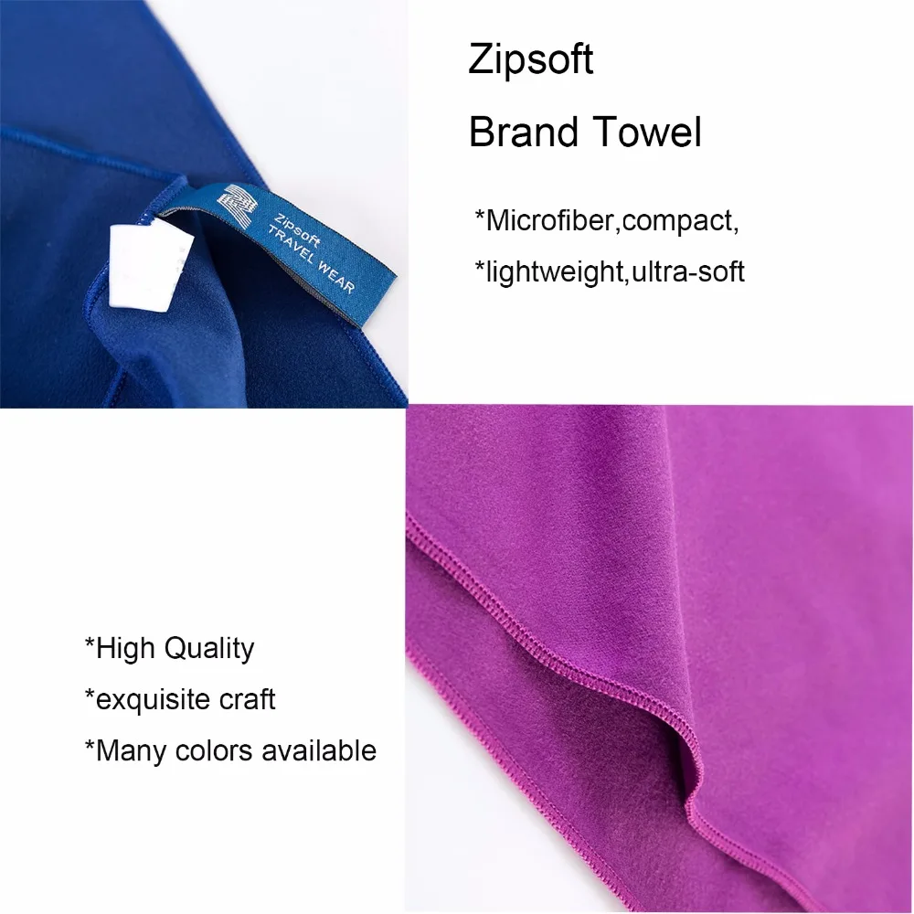 Zipsoft Спортивное дорожное полотенце пляжное полотенце s микрофибра банное полотенце для взрослых одеяло для плавания Коврик для йоги быстросохнущее дорожное полотенце из микрофибры