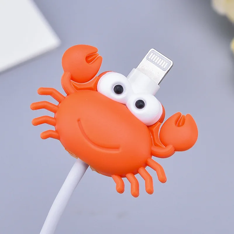 Новинка защита кабеля серии насекомых для iphone 8 7 6 5 USB передачи данных Аксессуары
