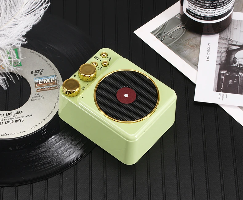 Nasin T10 Мини Bluetooth мини-динамик с Hillbilly кошачий стиль fm-радио стерео Hifi звуковая коробка Громкая связь для xiaomi iphone