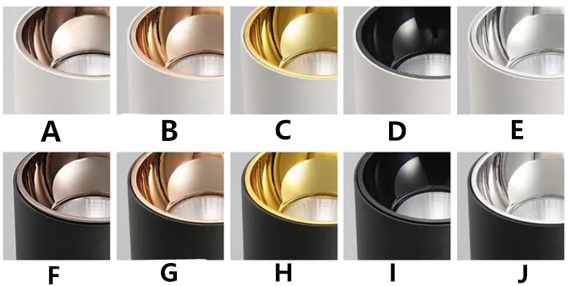 Диммируемый Светодиодный точечный светильник с поверхностным креплением 15 Вт 20