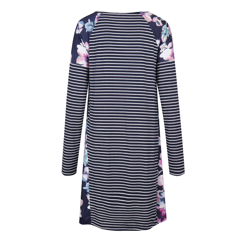 

Striped Long Sleeved Cotton Maternity Dresses Clothing Loose Bottoming Dress For Pregnant Women Clothes 2018 Spring Plus Size