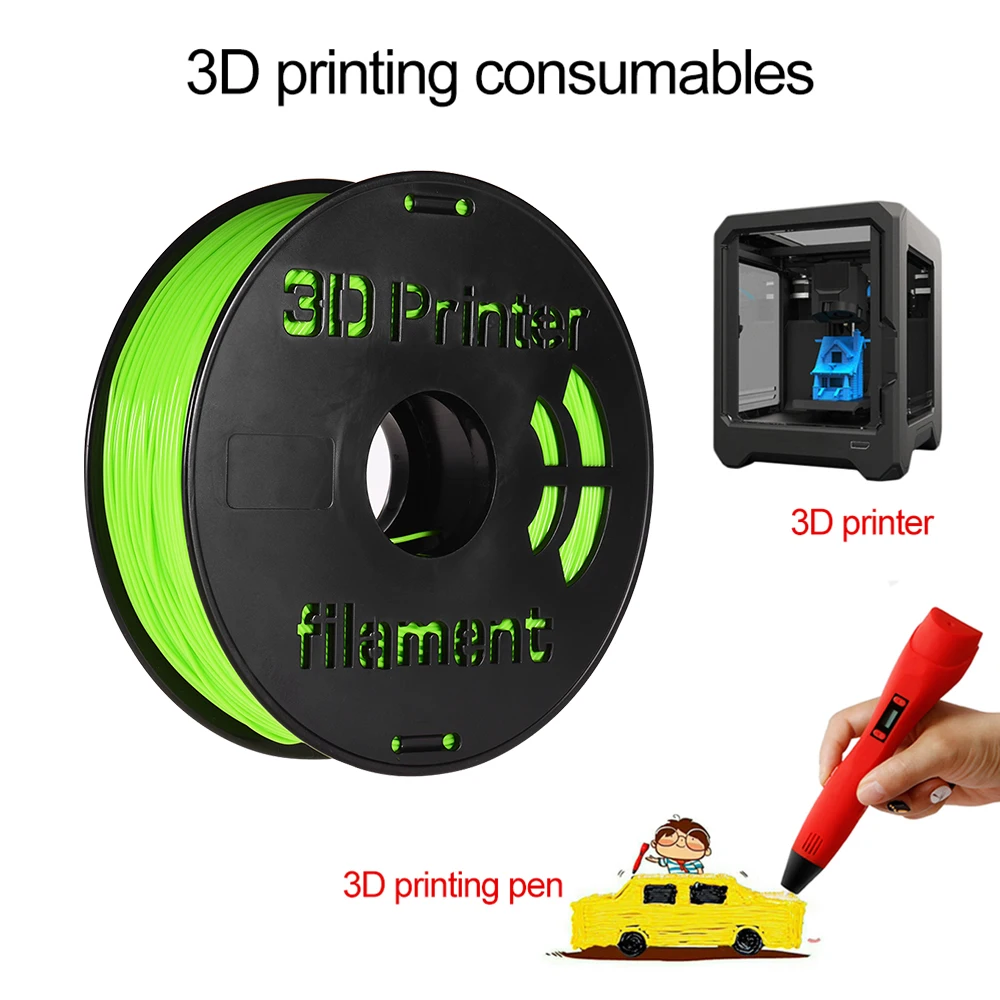 1KG/ Spool 1.75mm Flexible TPU Filament Printing Material Supplies for 3D Printer Drawing Pens