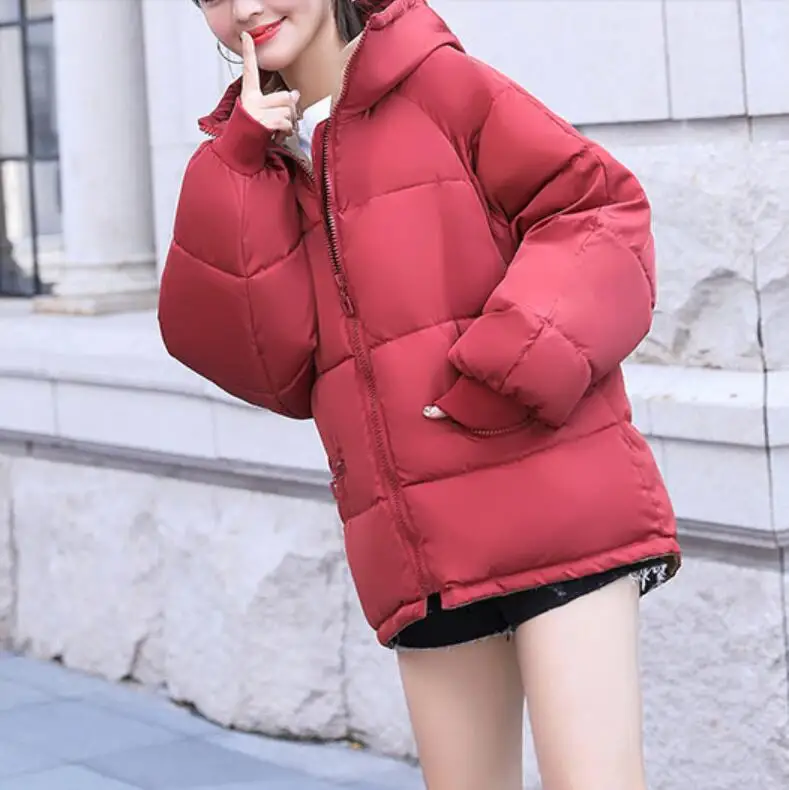 Женское плотное короткое пальто повседневная одежда теплая Женская хлопковая с