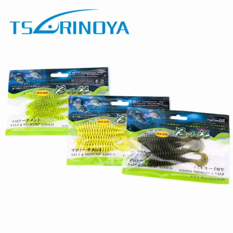Tsurinoya 8 шт. рыболовные приманки 93 мм/6 4 г мягкие силиконовые искусственные Leurre soule