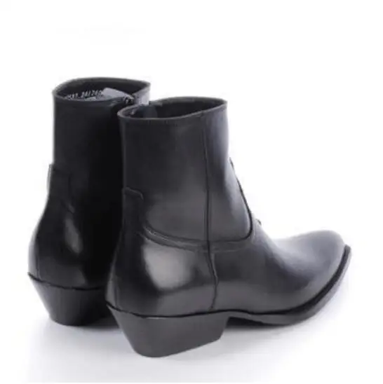 Мужская обувь из натуральной замши с леопардовым принтом FR.LANCELOT боковая молния