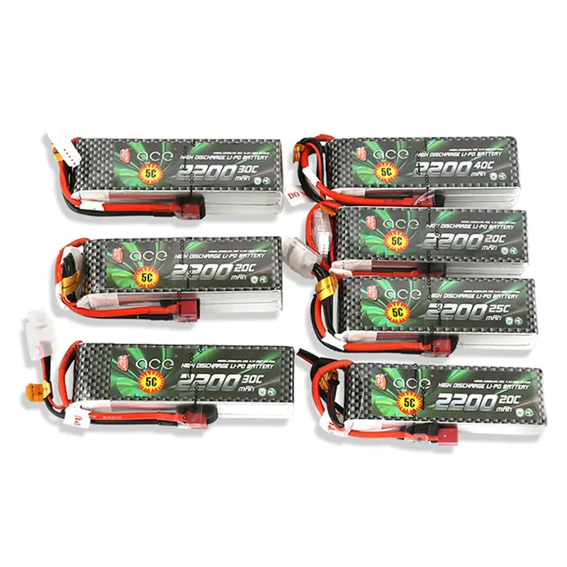 Аккумулятор Gens Ace Lipo 7 4 V 11 1 2200mAh 2S 3S 4S RC Quadcopter Deans Plug T Connector для вертолета с