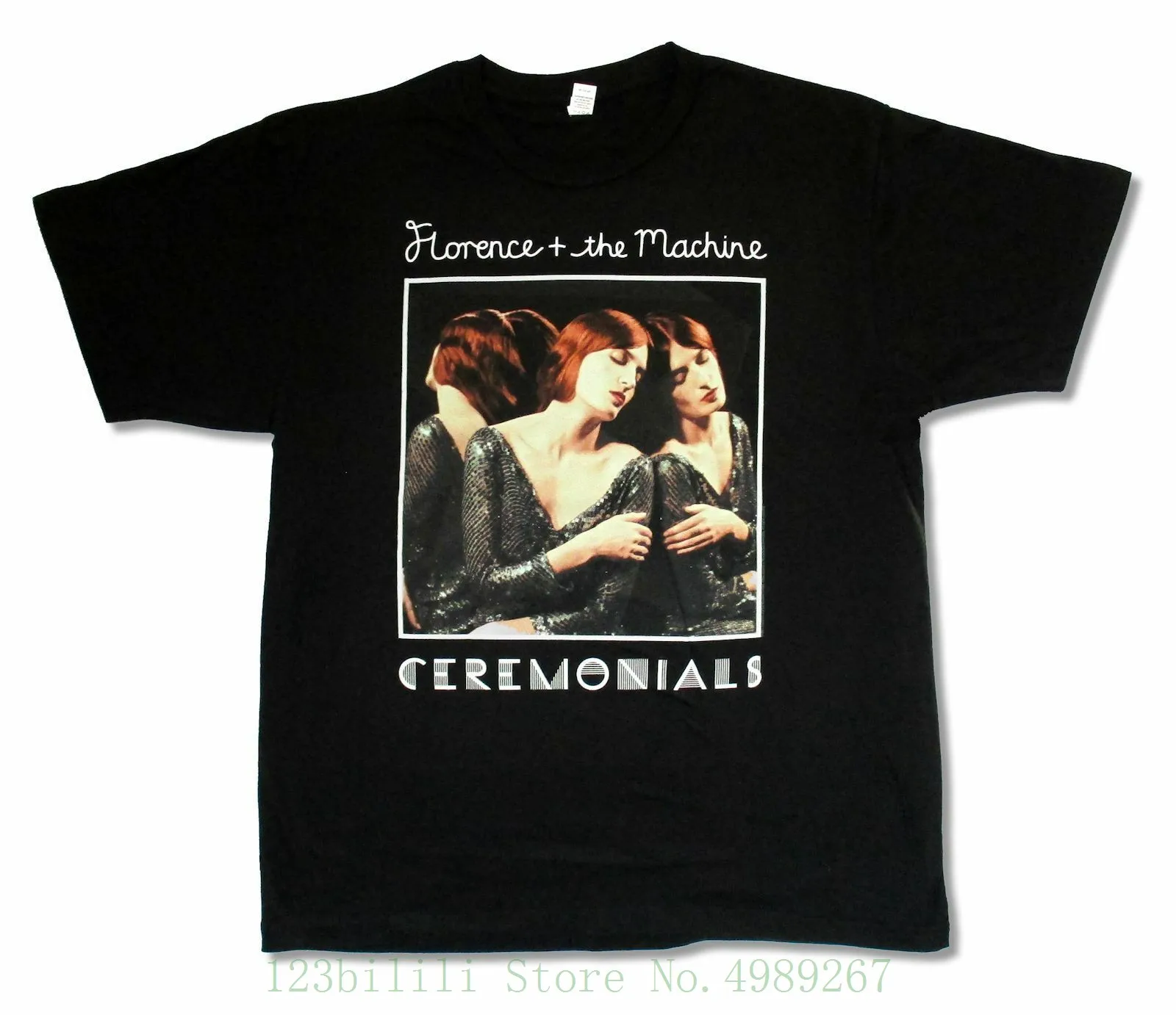 Черная футболка с машинкой Ceremonials новая официальная одежда круглым вырезом для