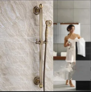 Бесплатная доставка, высокое качество, бронзовая отделка, латунный материал, стержень для душа, подставка для сиденья, скользящая планка