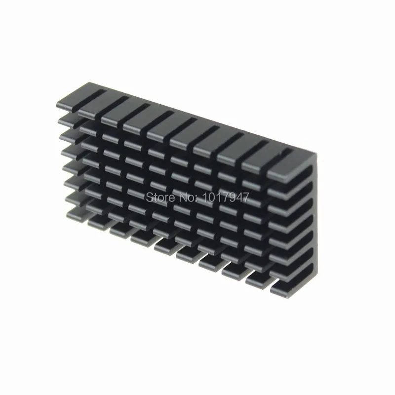 10 шт. в партии 50x25x10 мм алюминиевый радиатор теплоотвода w Клей для LM2596 +