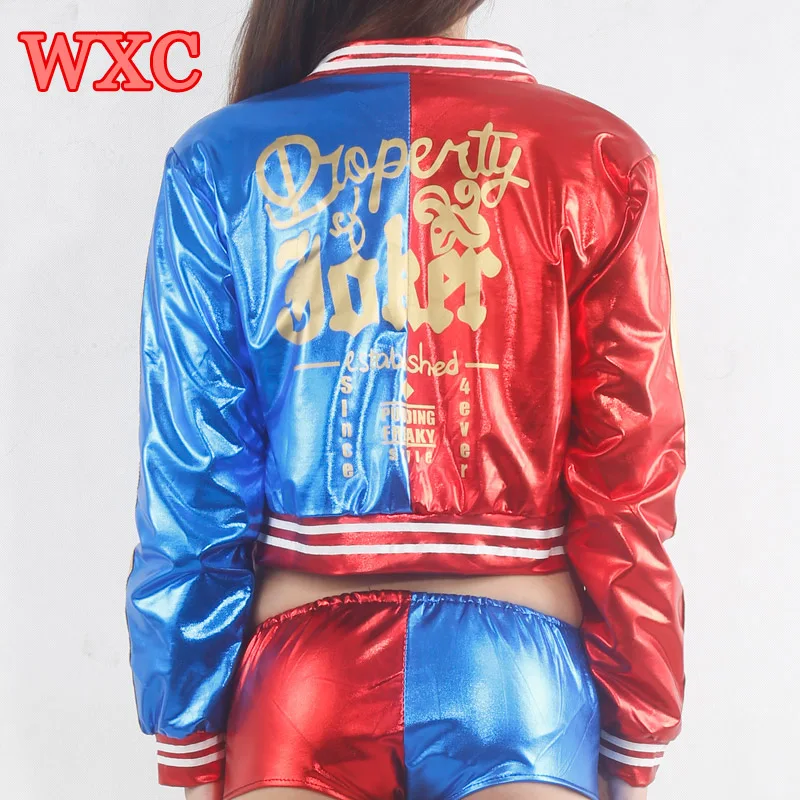 Харли Квинн Костюмы для косплея Batman Adult Для женщин аниме куртка Хэллоуин женский