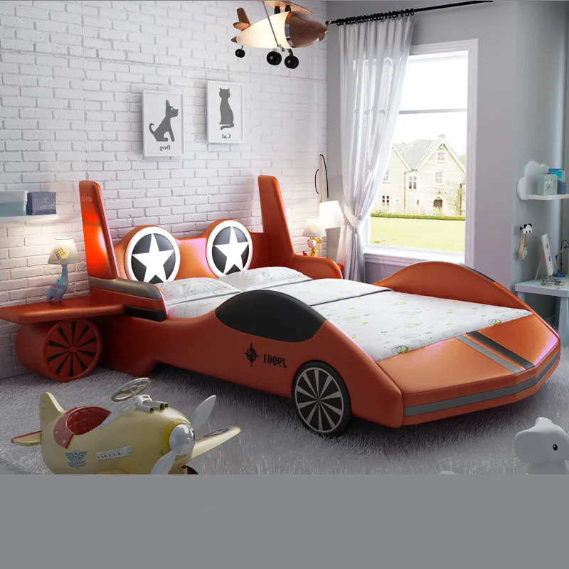 Роскошная современная мебель для спальни кровать мальчиков|Наборы спальной| |