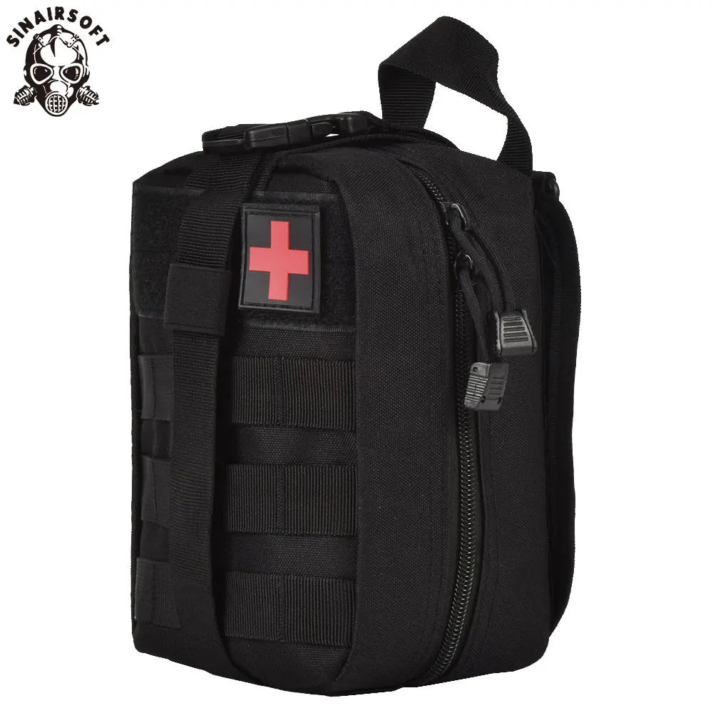 

First Aid Pouch Patch Bag Molle Hook and Loop Amphibious Tactical Medical kit EMT Emergency EDC Rip-Away Survival IFAK