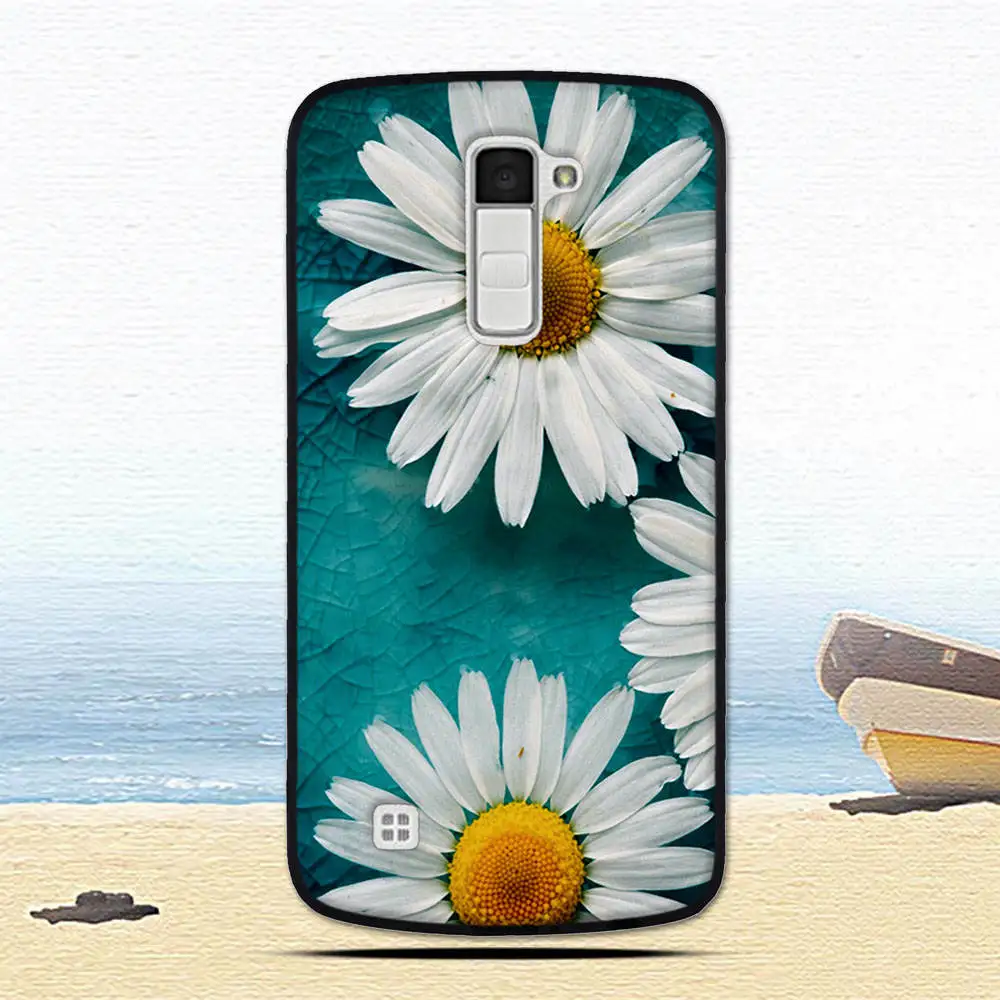 Женский Мягкий силиконовый чехол для LG K10 K420N K430DS k430ds с рисунком сумки
