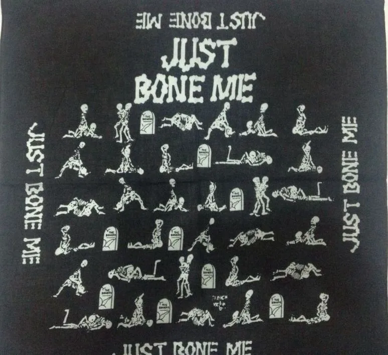 Новинка 2018 модные банданы с принтом черепа и пламенем Головной Платок для мужчин