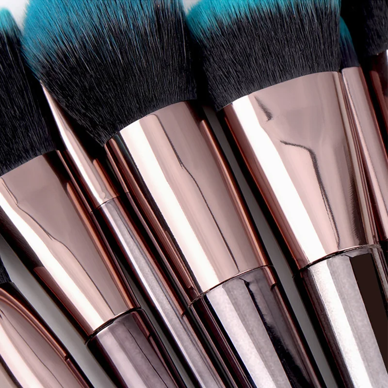 New Arrival 7PCS Gradient Color Handle Makeup Brushes Set Cosmetics Tools Make Up Brush Foundation Blusher Eye shadow Brush