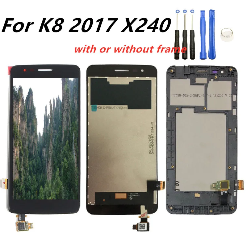 100% протестирован для LG K8 2017X240 H X240DSF X240 X240K ЖК дисплей кодирующий преобразователь