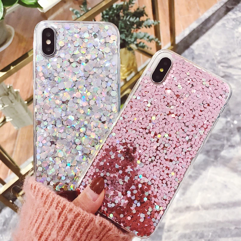 Роскошный блестящий 3D-чехол для iPhone X 10 с блестящими золотыми листьями и