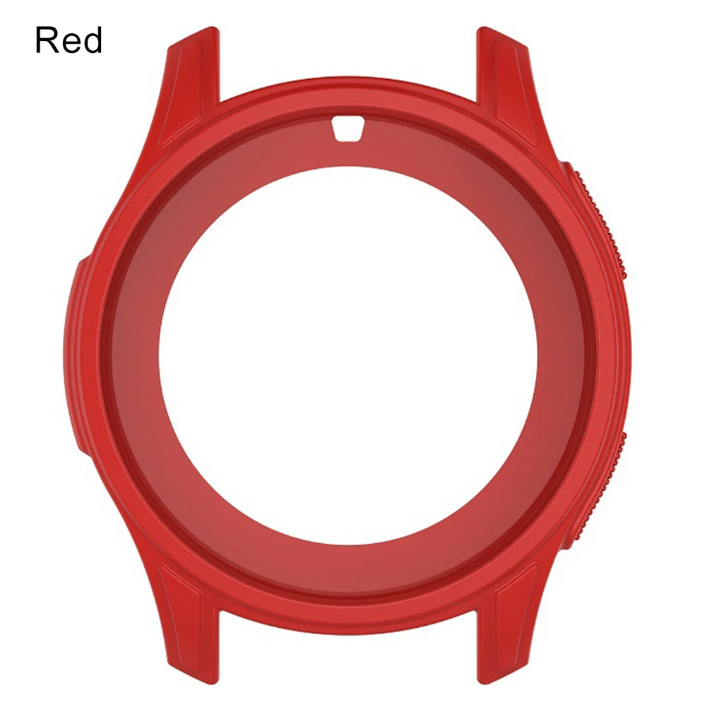 Red Защитный силиконовый чехол для samsung Galaxy Watch 46 мм SM-R800 чехол для samsung gear S3 Frontier Smart Watch - Цвет: Red