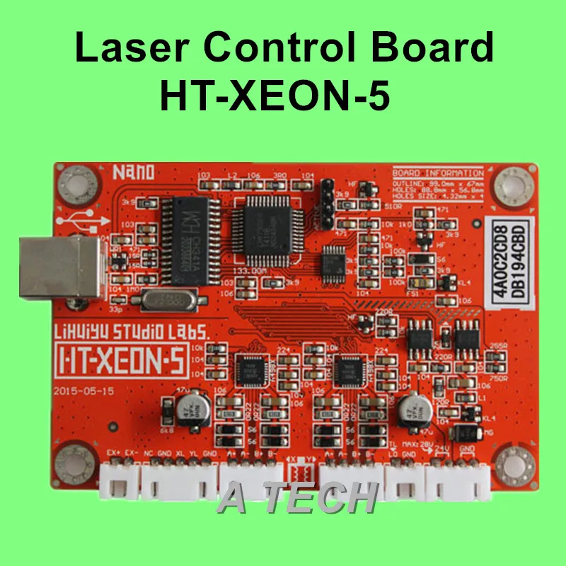 HT XEON 5 система управления лазером Co2 устройство для лазерной резки плата CorelLASER