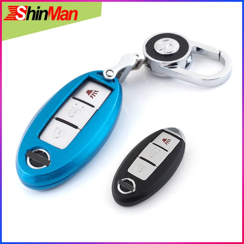 

ShinMan Good quality Auto Case key Cover key protect shell key ring Fpr NissanTiida GENISS QASHQAI TEANA X-TRAIL MARCH SYLPHY
