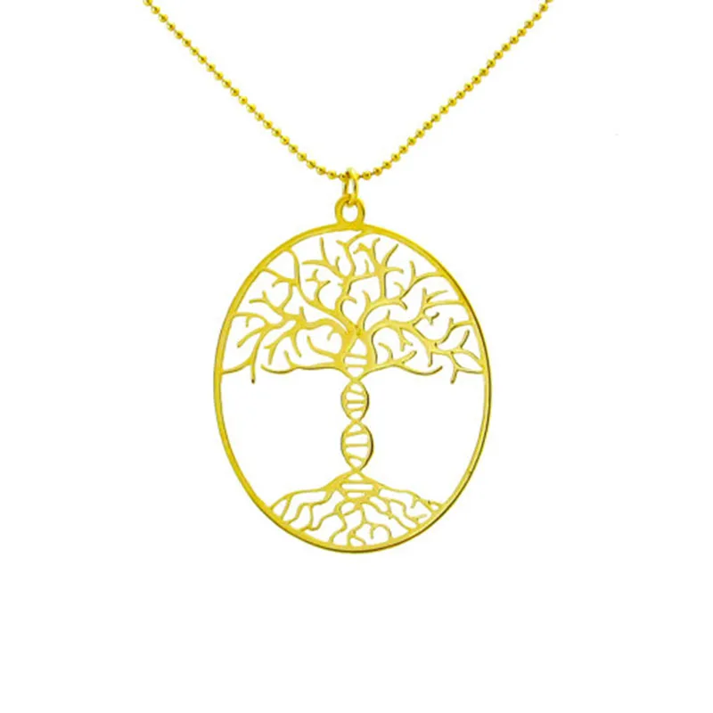 Ожерелье из дерева жизни с ДНК магистралем ожерелье молекулой bioscience пластина