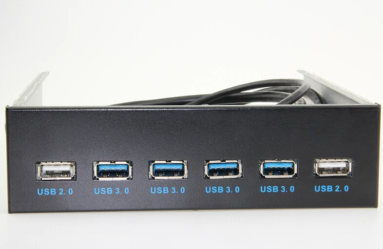 4 порта USB 3 0 + 2 настольный компьютер Передняя панель оптических дисков расширение