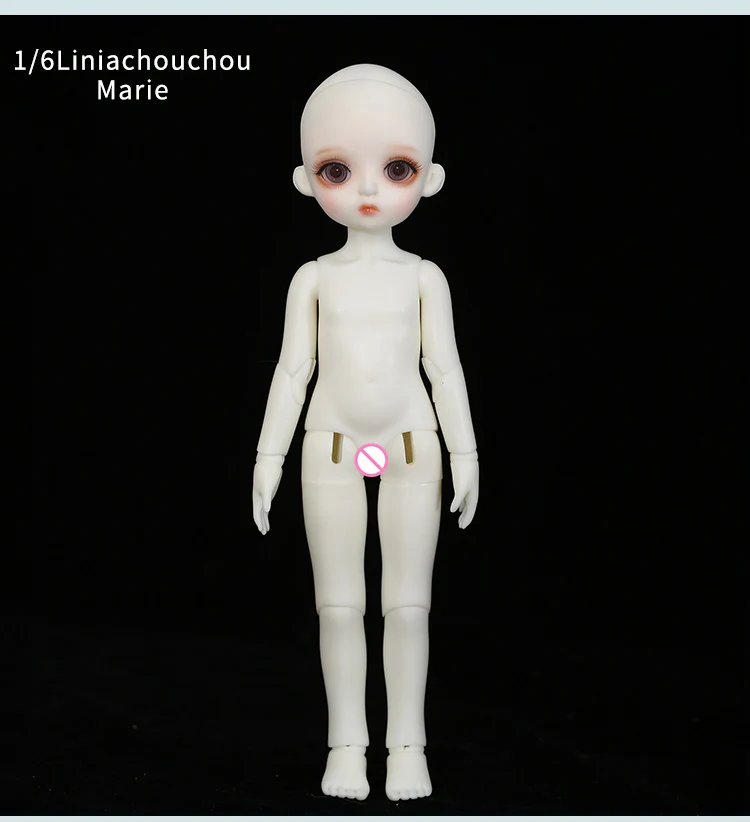 Linachouchou Мари костюм Fullset BJD SD 1/6, с круглым вырезом, для девочек Oueneifs Yosd Littlefee игрушки из полимера глаза