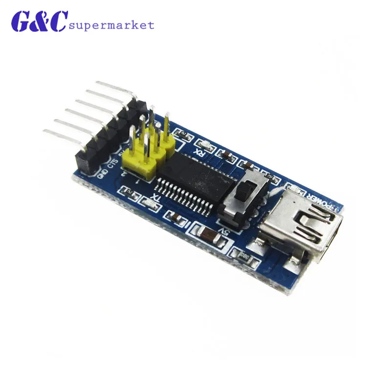 FT232RL FTDI USB 3 V 5 к TTL Серийный адаптер модуль для Arduino FT232 мини-порт | Электронные