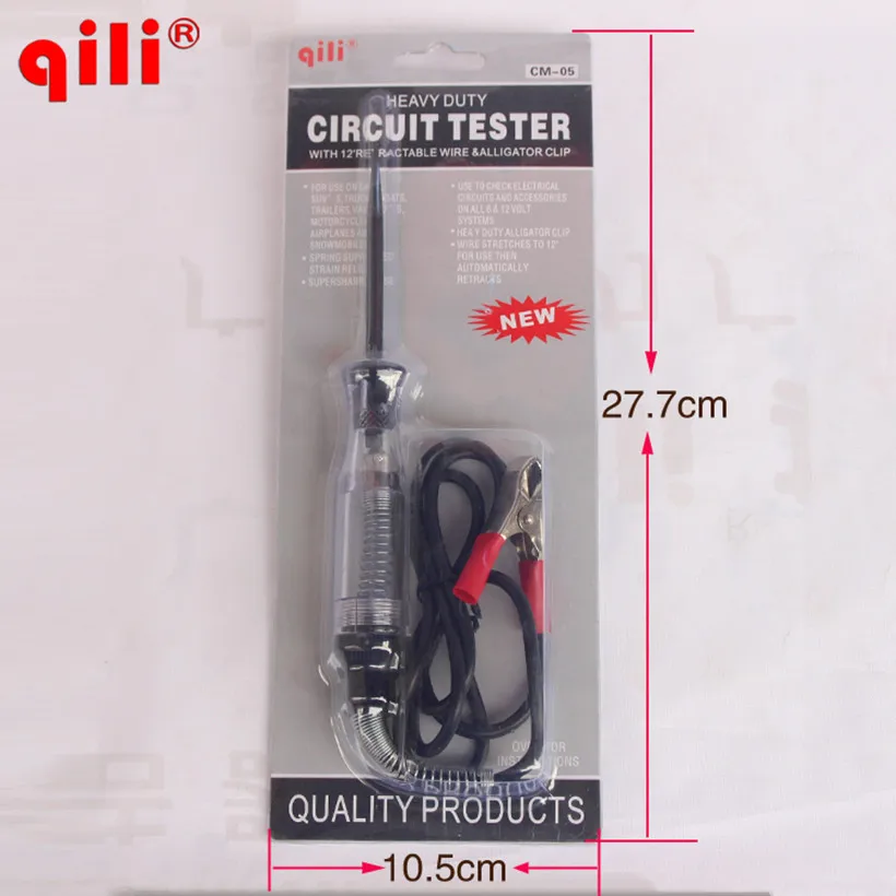 

DHL10pcs Free Qili CM05 Circuit Test tester Pen Voltage Electric Pen Test Pencil Circuit Voltage meter voltmeter Test Pen