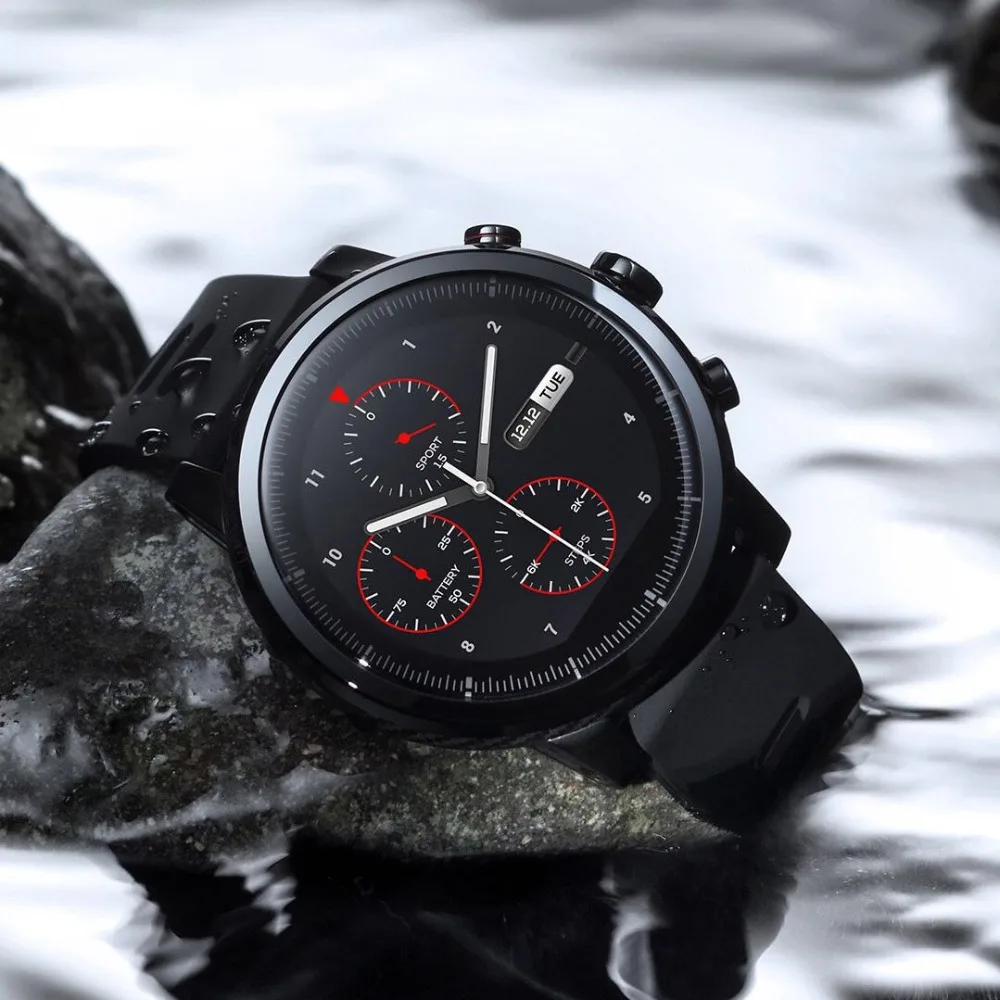 Оригинальные Смарт часы Xiaomi Huami Amazfit Stratos 2 Bluetooth gps PPG Heart Monior 5ATM Водонепроницаемая