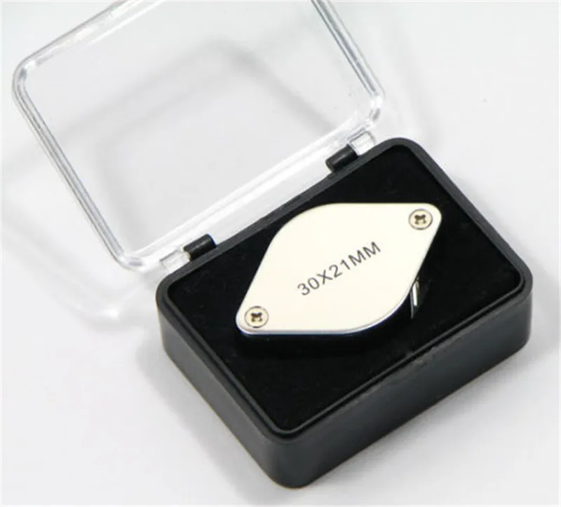30x21 мм Triplet Jewelers лупа для глаз увеличительное стекло Ювелирные изделия с бриллиантами