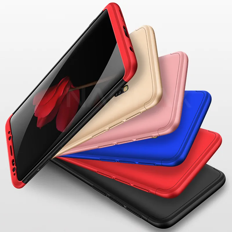 Роскошные 360 Полное покрытие чехол для телефона samsung Galaxy S9 S8 Plus Note 9 8 матовая
