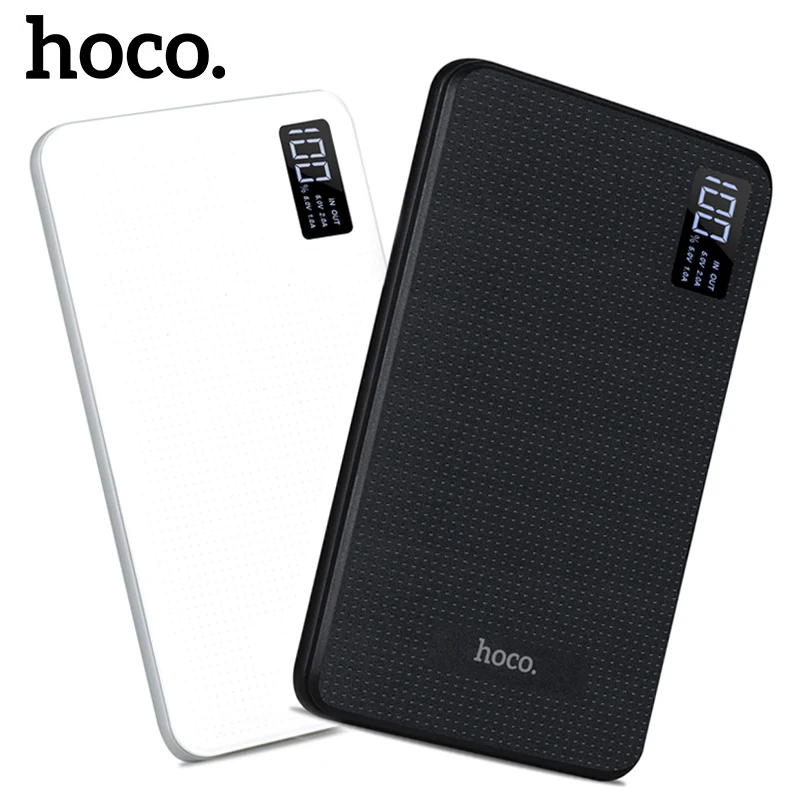 HOCO power Bank 30000 мАч 3USB портативный внешний мобильный аккумулятор зарядное