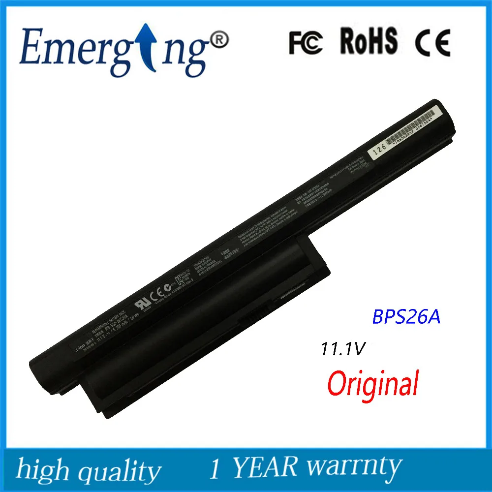 Оригинальный аккумулятор для ноутбука SONY VAIO BPL26 BPS26 Новый VPCEH16EC VPCEL15EC SVE141 SVE14A SVE15