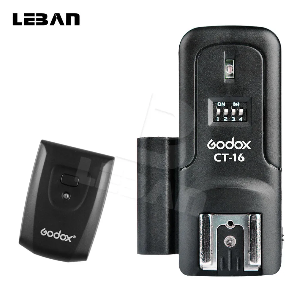 Godox CT-16 Беспроводной Удаленная студия 16-Каналы вспышка триггера передатчик и приемник для цифровой зеркальной камеры Canon Nikon Pentax вспышки Камера