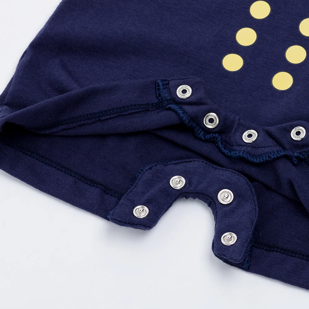 Хлопковый комбинезон для мальчиков одежда новорожденных с коротким рукавом