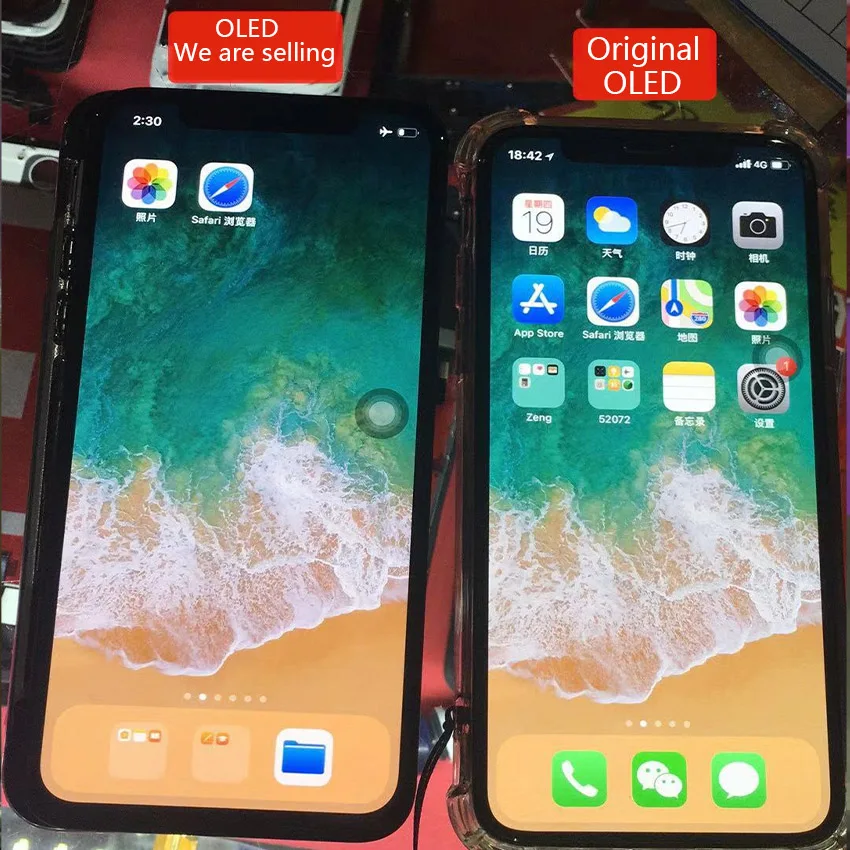 

Cost Effective OLED For iPhone X Touch Screen Display Digitizer Flexible OLED Assembly Replacement + 3D Force Touch Tested
