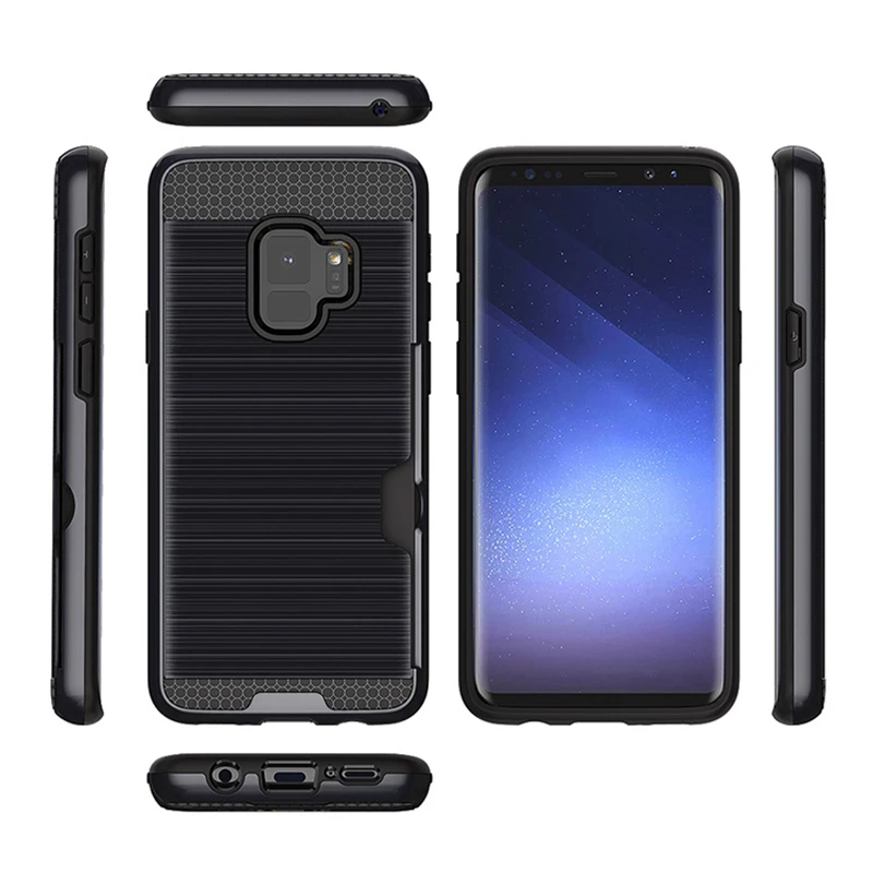 Чехол для телефона Samsung S10 S10E E S9 S8 S7 S6 S5 Edge Plus Note 9 8 5 4 противоударный матовый