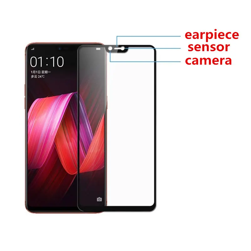 2 шт. полное покрытие закаленное стекло для oppo A3 oppoA3 A 3 защитный чехол телефона на