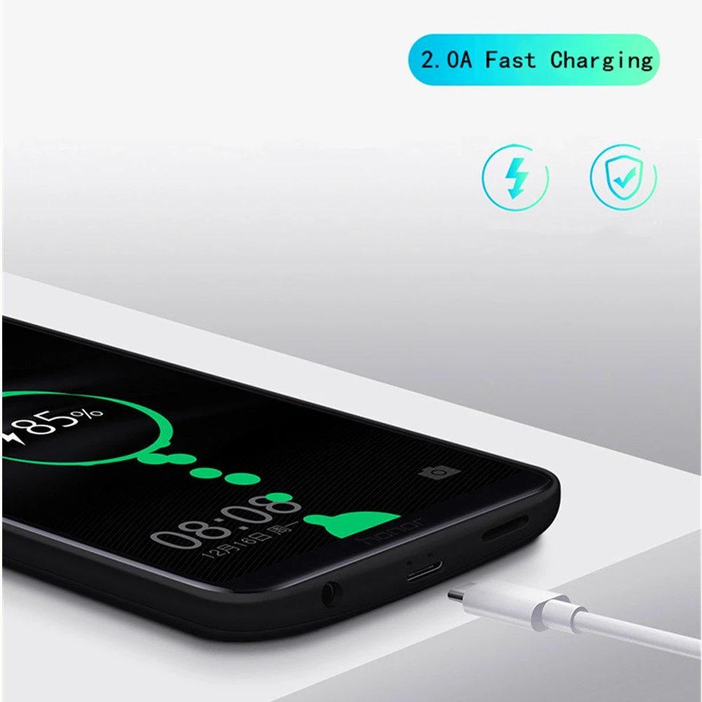 Чехол NTSPACE Powerbank для Huawei Honor V20 чехол аккумулятора 6500 мАч запасной блок питания View 20