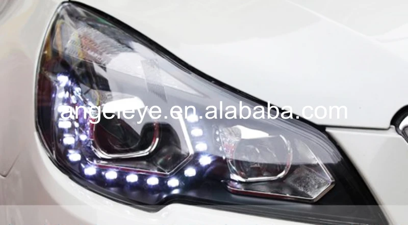 Для Subaru Outback 2010-2013 год светодиодный налобный фонарь спереди светильник черный