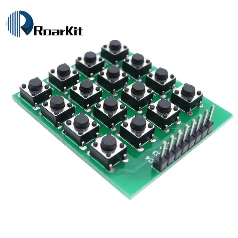 Бесплатная доставка модуль клавиатуры с 16 клавишной матрицей 4x4 для Arduino 4*4