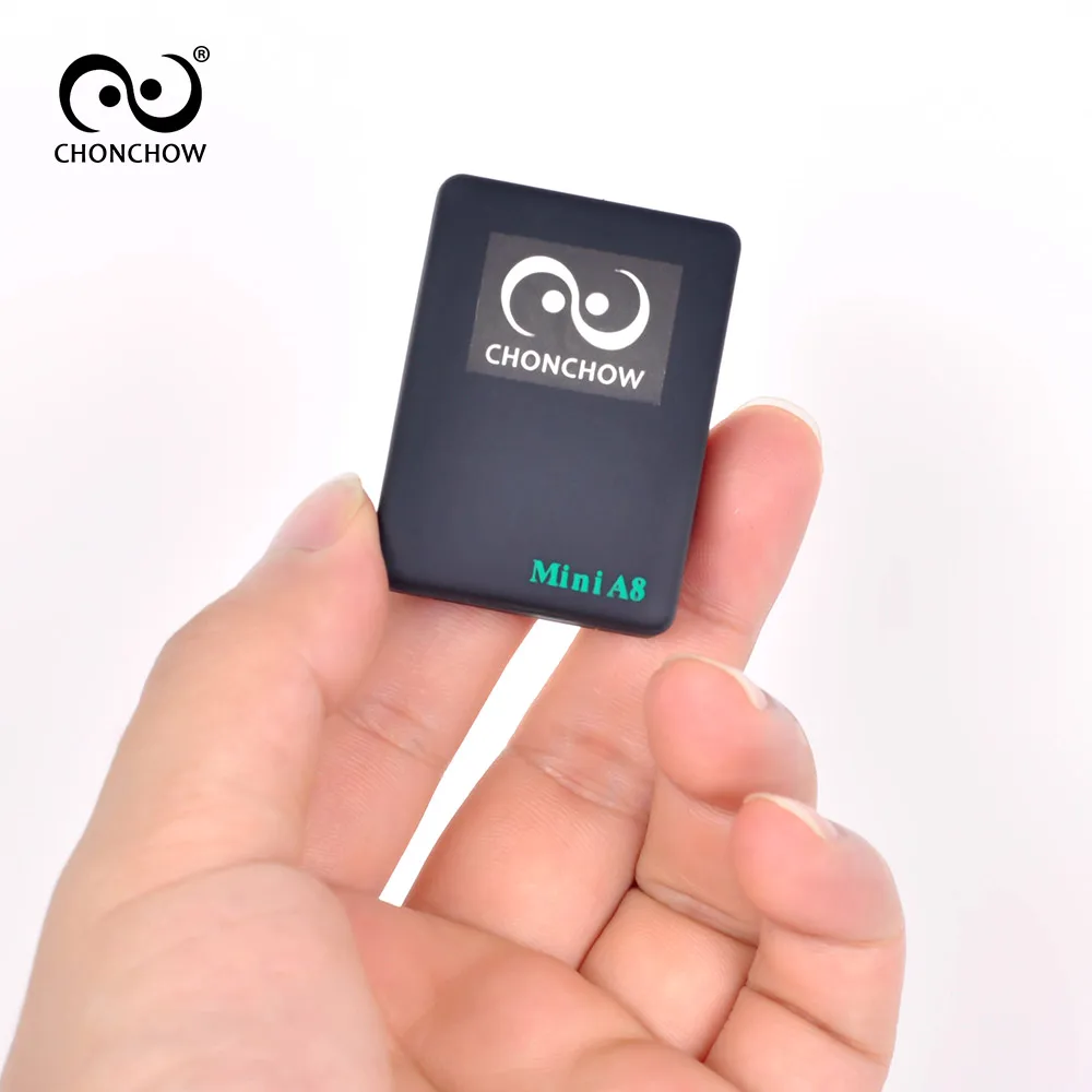 ChonChow Мини GSM трекер A8 в реальном времени GSM/GPRS устройство слежения с кнопкой SOS для автомобилей Дети старшие Домашние животные