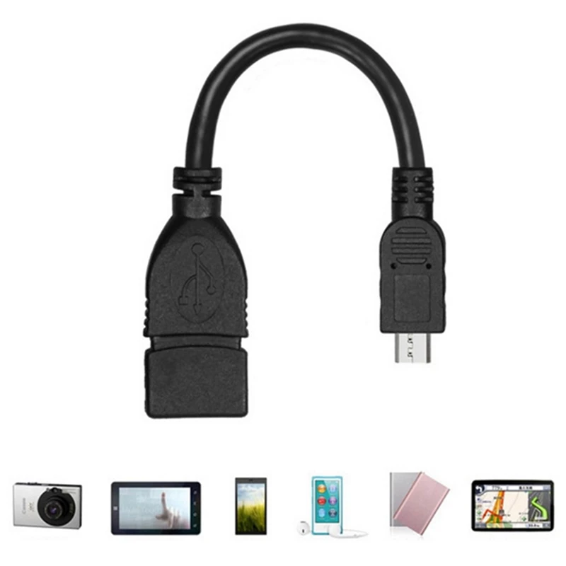 Лидер продаж кабель Micro USB для ПК папа хост-порт гнездо OTG адаптер Android планшетов