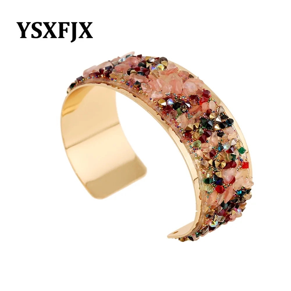 YSXFJX New fashion gravel jewelry bracelet personality set rhinestone classic | Украшения и аксессуары